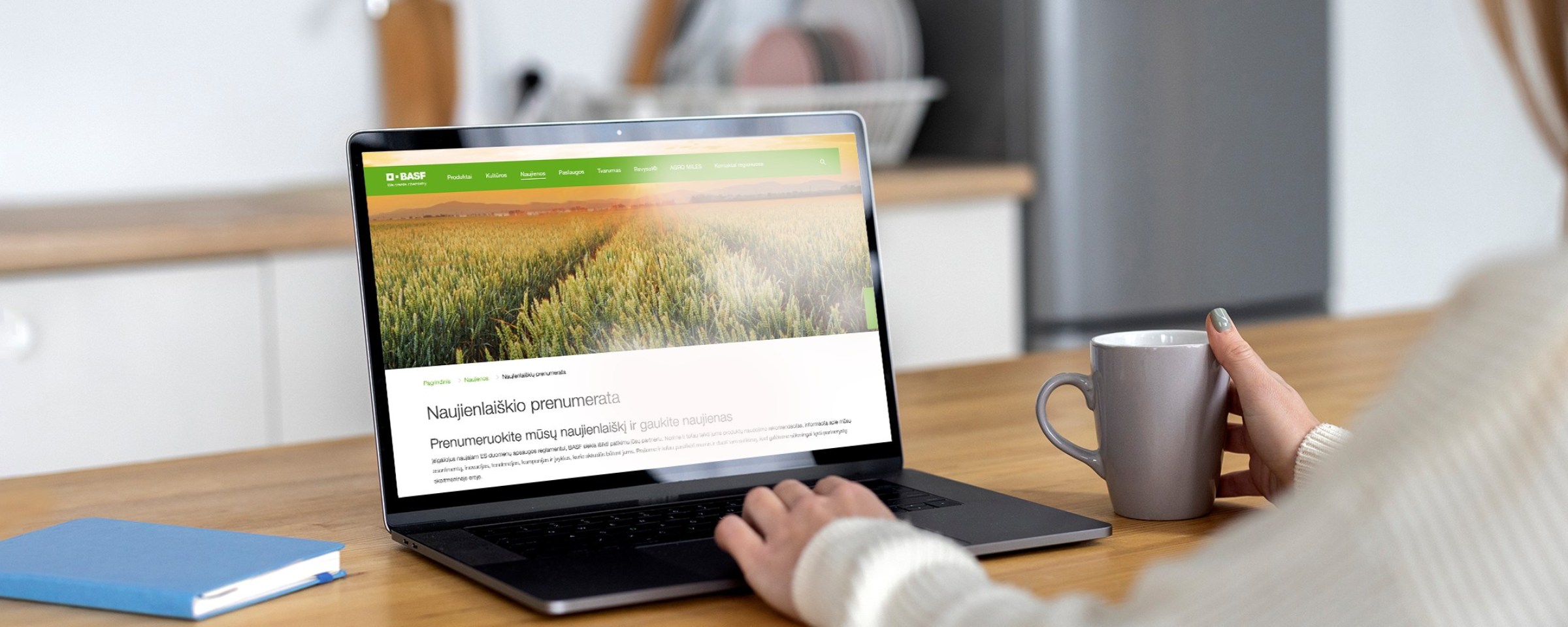 Registruokitės norėdami gauti BASF naujienlaiškius